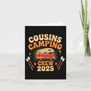 Camping Matching for Family Camper Group Cousin Ca Kort