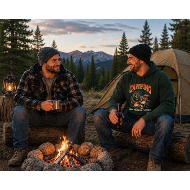 CAMPING MED MINA SPÖKVÄNNER HOODIE (Skapare uppladdad)