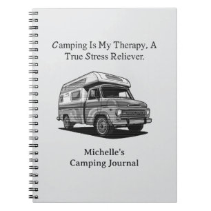 Camping Min Terapi Sann Stressavlastare Utomhus Anteckningsbok