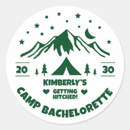 Camping Möhippa Tema Runt Klistermärke