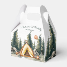 Camping Mountain Rustic Födelsedagsfest