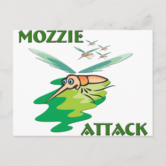 Camping Mozzie Vykort (Framsida)