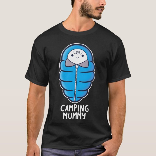 Camping Mummy girl T Shirt (Framsida)