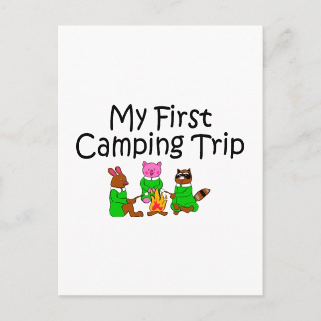 Camping My First Camping Resa Vykort (Framsida)