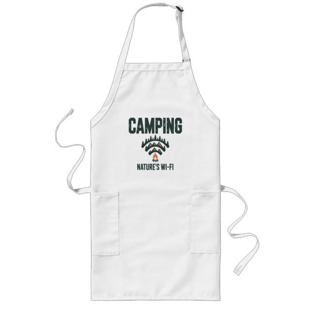 Camping Natures Wifi Långt Förkläde (Framsidan)