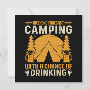 Camping och dricka