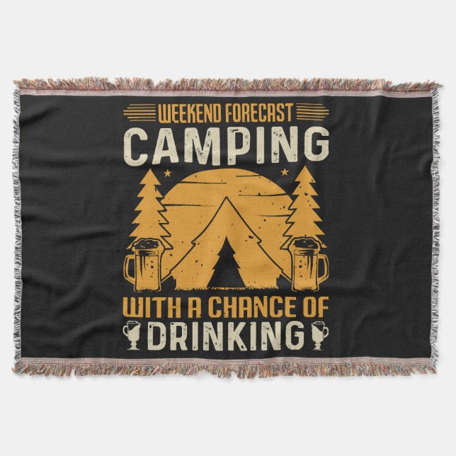 Camping och dricka filt (Framsidan)