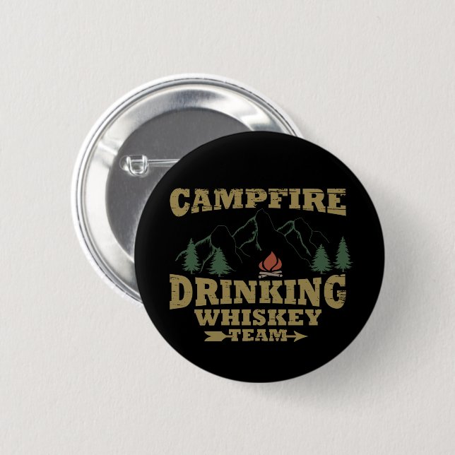 Camping och drickande knapp (Framsida & baksida)