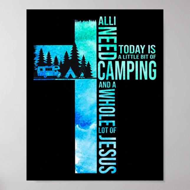 Camping Och Jesus  Poster (Framsidan)