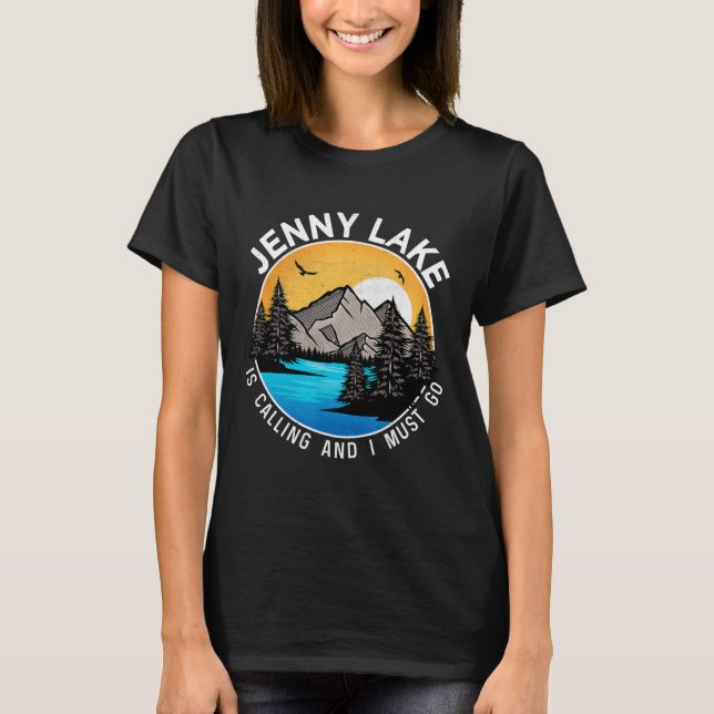 Camping of Fishing Boating - Lakeview Jenny Sjö T Shirt (Framsida)