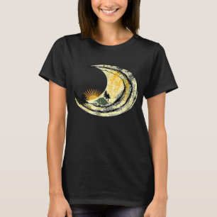 Camping on Måne Surreal Sunrise Camp Älskare T Shirt