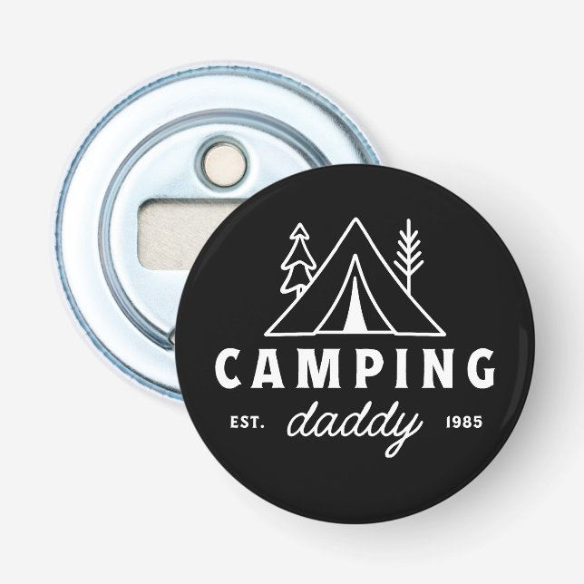 Camping pappa camper pappa rolig far flasköppnare (Framsidan)