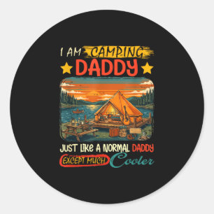 Camping pappa definition mycket coolare fars dag runt klistermärke
