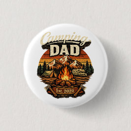 Camping Pappa Est. 2026 Personlig knapp