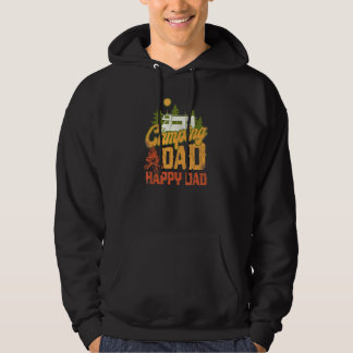 Camping Pappa Glad Pappa Husbil Campervan Hoodie