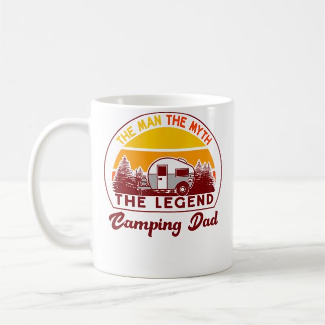 Camping Pappa Husbil Husvagn Camper Pappa Kaffemugg (Vänster)