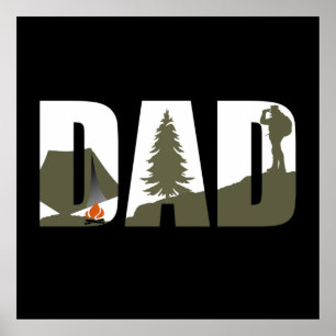 camping pappa poster