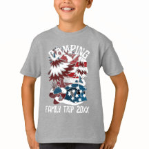 Camping Patriotic Family Resa Year T-Shirt