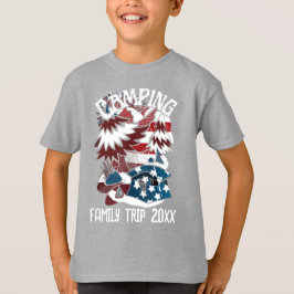 Camping Patriotic Family Resa Year T-Shirt