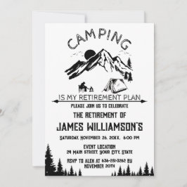 Camping Pensionärsfest Inbjudningar
