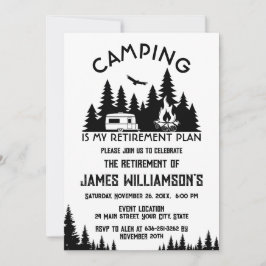 Camping Pensionärsfest Inbjudningar
