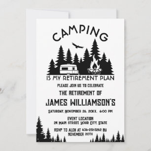 Camping Pensionärsfest Inbjudningar
