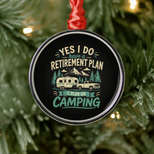 Camping Pensionplan Julgransprydnad Metall (Träd)