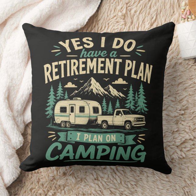 Camping pensionsplan kudde (Filt)