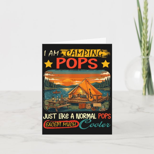 Camping pops definition mycket coolare fars dag kort (Framsida)