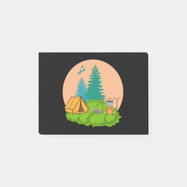 camping post-it block (Framsida)
