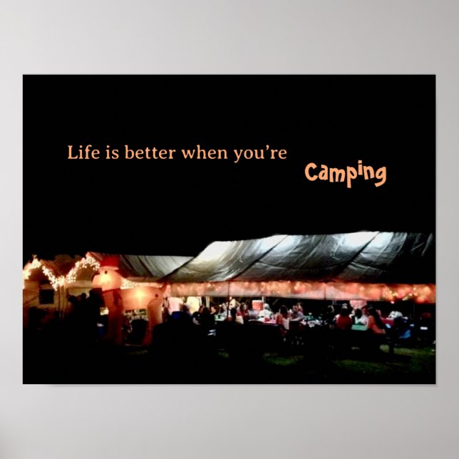 Camping Poster (Framsidan)