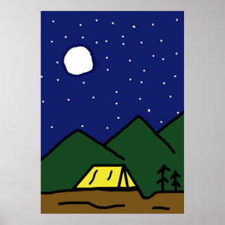 Camping Poster