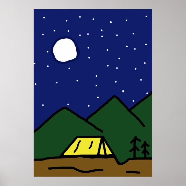 Camping Poster (Framsidan)