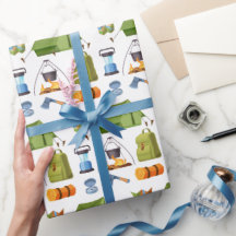 Camping presentpapper, vandring presentpapper