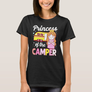 Camping Princess Camper Motorhome Family Campervan T Shirt