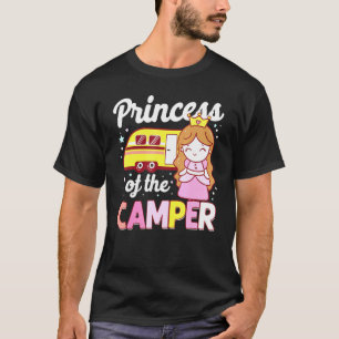 Camping Princess Camper Motorhome Family Campervan T Shirt