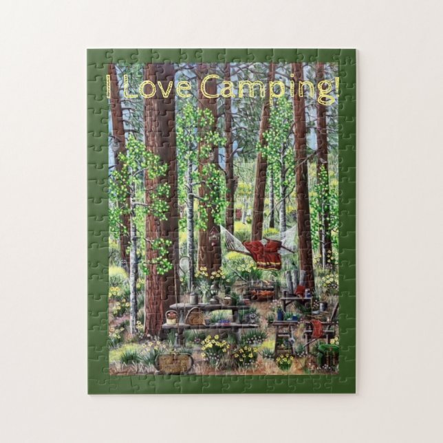 Camping Puzzle Pussel (Vertikal)