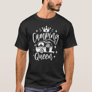 Camping Queen Camper Camp Funny Camping Women Gir T Shirt