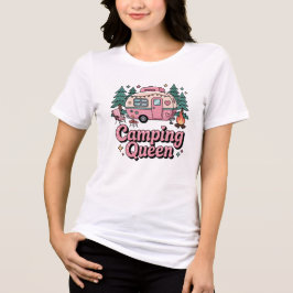 Camping Queen Sublimation Outdoor Adventure T Shirt