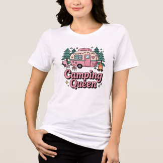 Camping Queen Sublimation Outdoor Adventure T Shirt