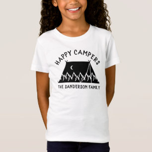 Camping Resa i Camper Vacation-familjen Namn Tält T Shirt
