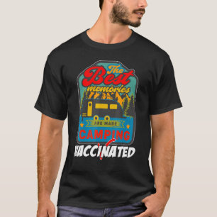 Camping Retro Travel Trailer utomhus Caravan Pluss T Shirt