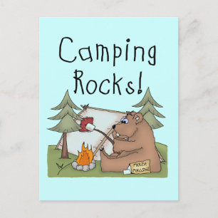 Camping Rocks Vykort