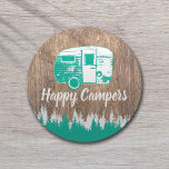 Camping Roligt Lycklig Campers Rustic Forest Underlägg Papper Rund<br><div class="desc">Camping Roligt Lycklig Campers Rustic Forest Papper Underlägg.</div>