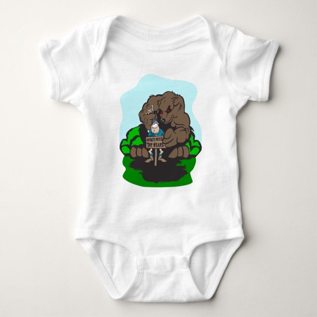 Camping Roligt T-shirt (Framsida)