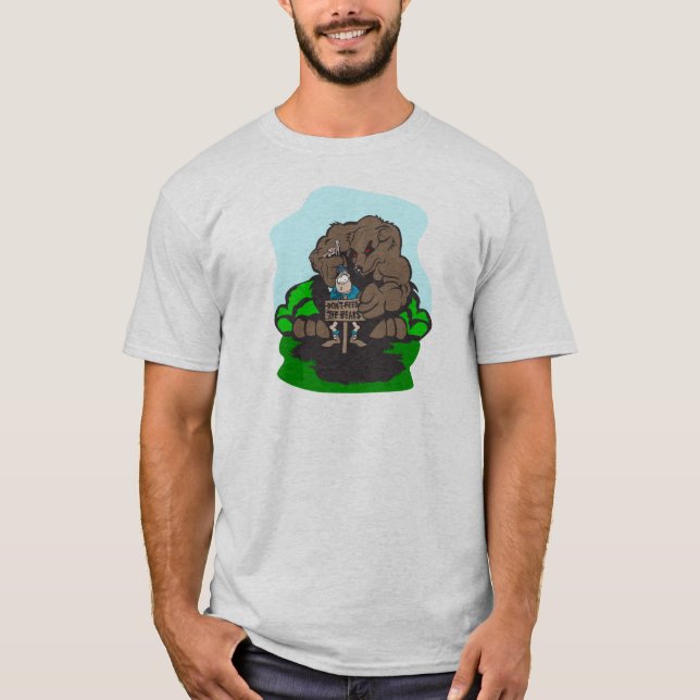 Camping Roligt T-shirt (Framsida)