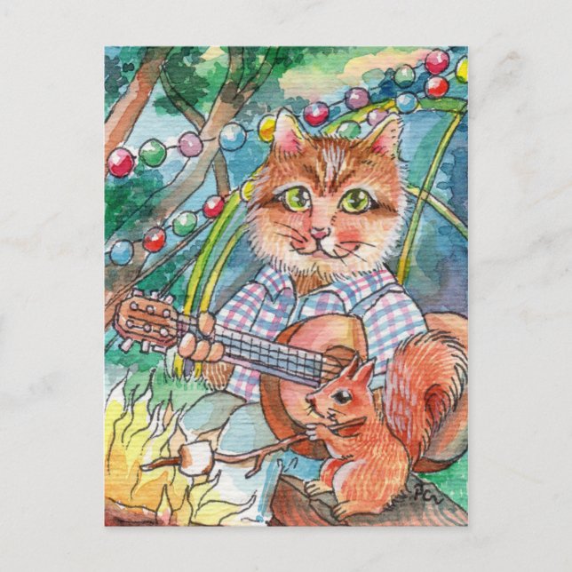 Camping Roligt Vykort (Framsida)