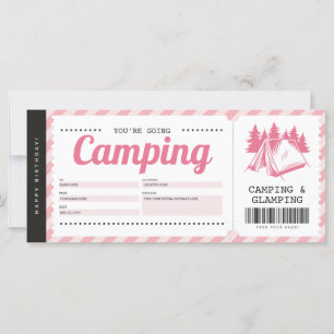 Camping Rosa Gift Voucher, sommarlägercertifikat