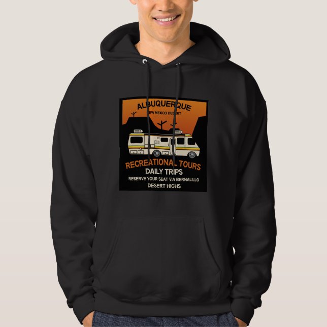 Camping RV Caravan-drottning Hoodie (Framsida)