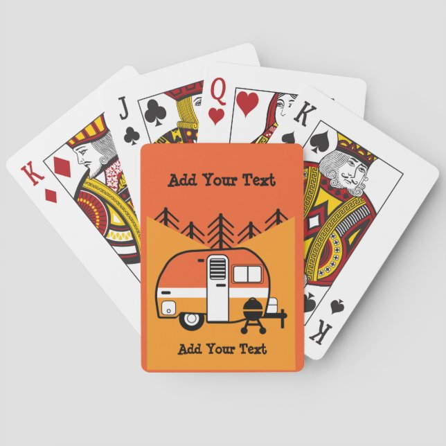 Camping RV:s drottning Casinokort (Baksidan)